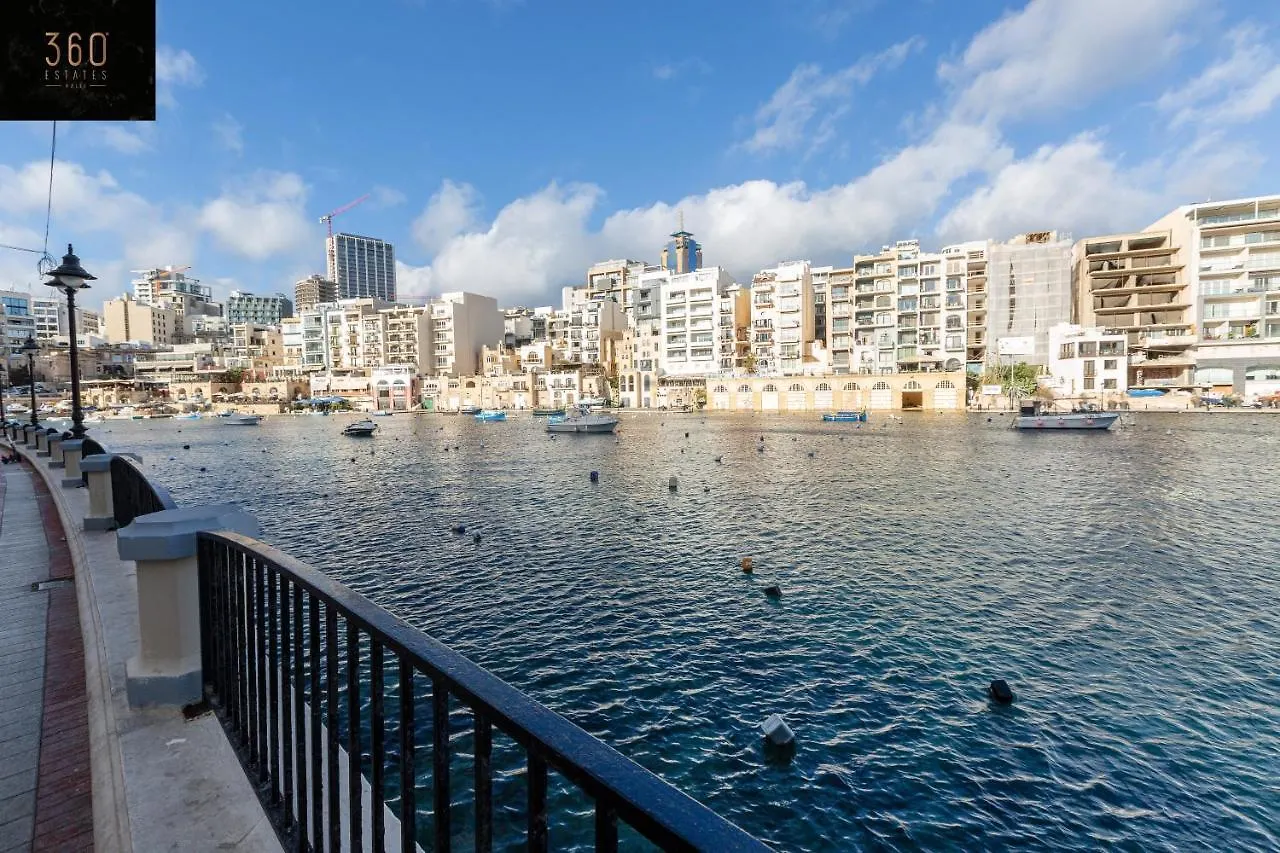 Seafront Haven With Breathtaking Sunsets W/ Wifi By 360 Estates Apartment Saint Julian's
